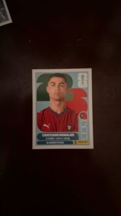 Cristiano Ronaldo Panini World Cup sticker