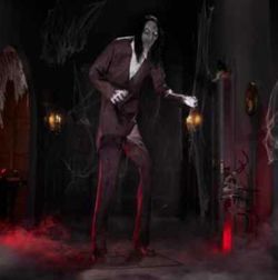 Rare 8-foot Boogeyman Animated Halloween Animatronic,
