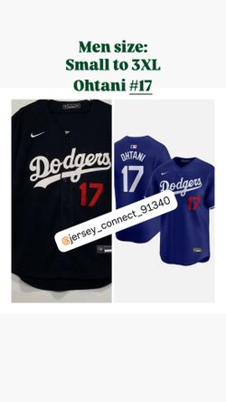 Shohei Ohtani #17 Men's Los Angeles Dodgers Nike Blue Black Jersey Small Medium Large X-Large 2XL 3XL Opening Day 