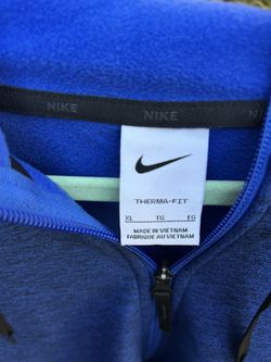 Nike Hoodie Full Zip Xl Therma Fit 