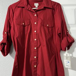 Womens Red Converse Shirt - New