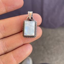 Moonstone Gemstone Silver