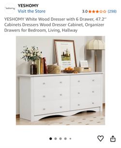 TV stand/Dresser/Cabinet - 6 drawers