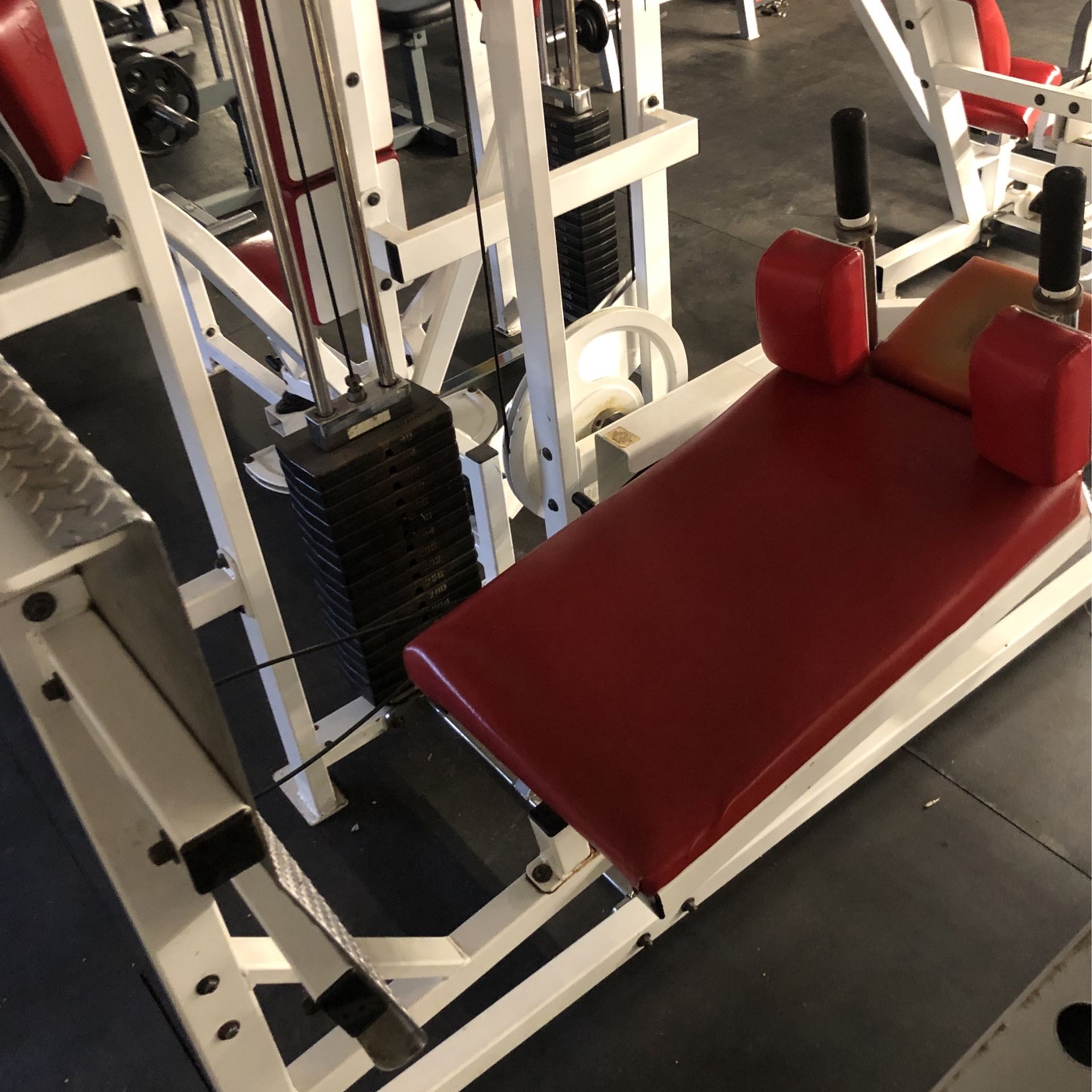 Assisted leg Press machine
