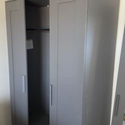 Ikea BRIMNES gray wardrobe with 3 doors- negotiable price