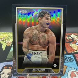 2024 Topps Chrome - Ryan Garcia, Ryan Garcia #93 Black Refractor /10