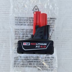 Milwaukee M12 12-volt Xc4.0ah Battery 