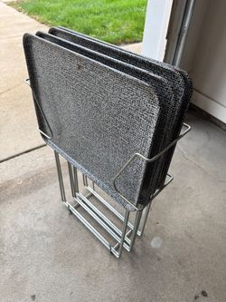 Vintage Tray Table Set