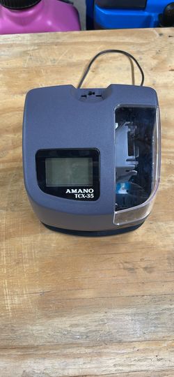 Amano TCX-35 Time Clock