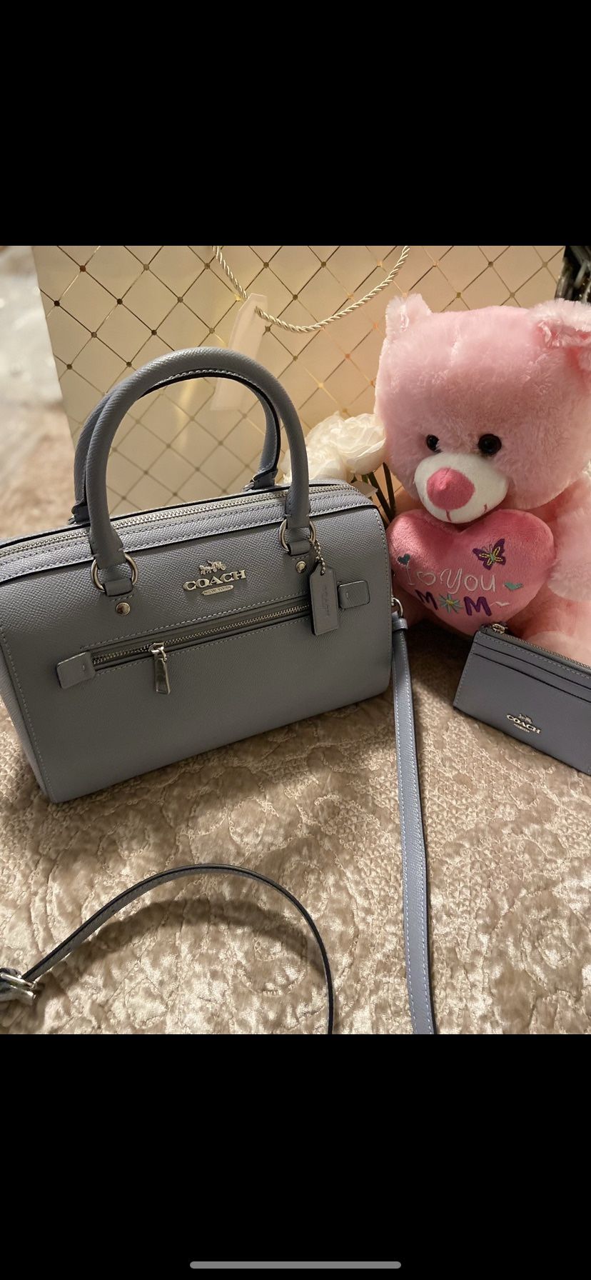 New!!!!! Coach Crossbody And Card Wallet