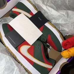 2024 Nike Dunk Low Premium SB 'Seattle Supersonics' Size 10.5 $100 Steal!