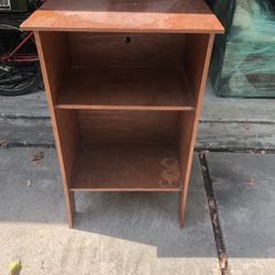 Wood shelf/TV stand entertainment center