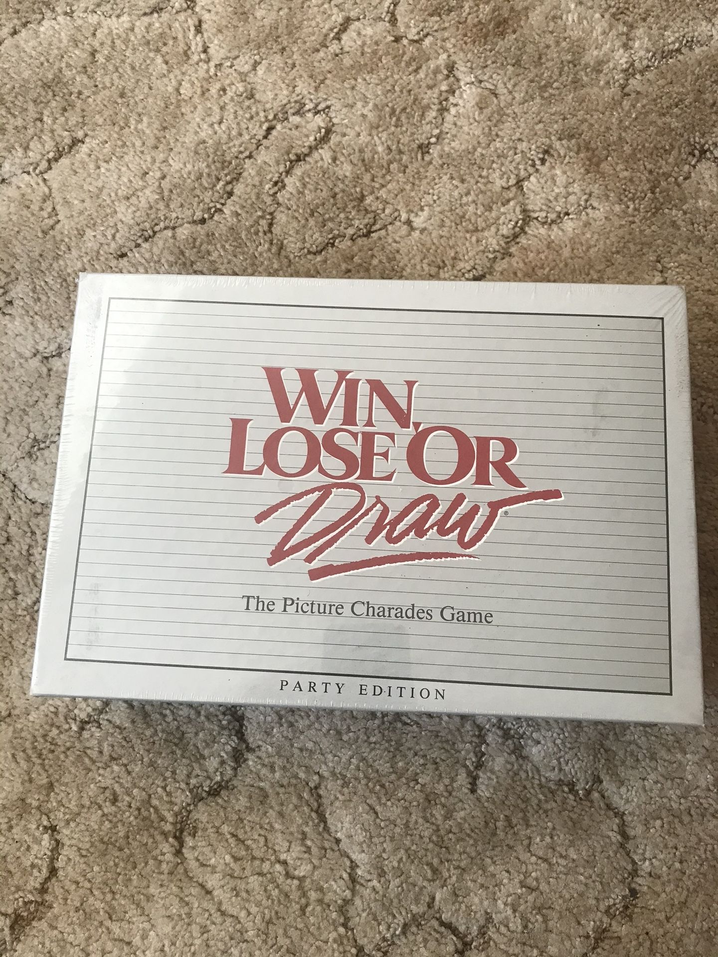 Win, Lose or Draw Board Game