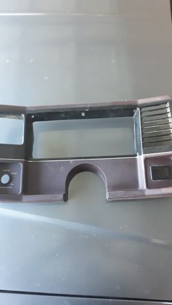 82-86 SS Monte Carlo/El Camino Dash Face Plate