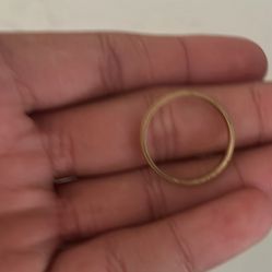 Plain 14k Gold Ring