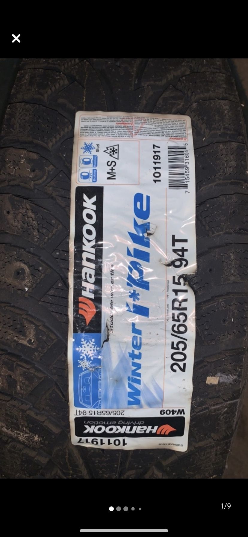 Hankook Winter I Pike tire