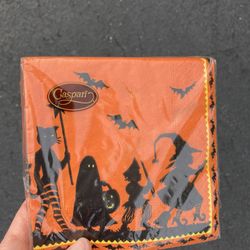 Super rare Halloween party napkins 