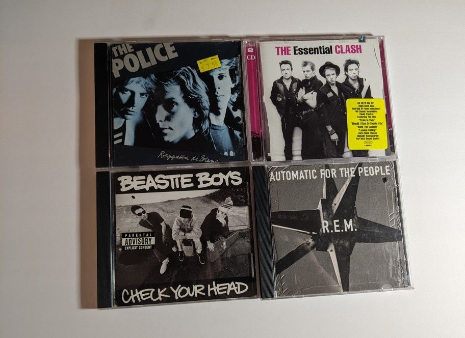 Job Group Lot 4 CD Albums The Police The Clash Beastie Boys R.E.M. Info Below