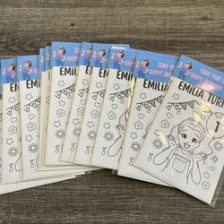 Ms Rachel Birthday Favor Coloring Packs