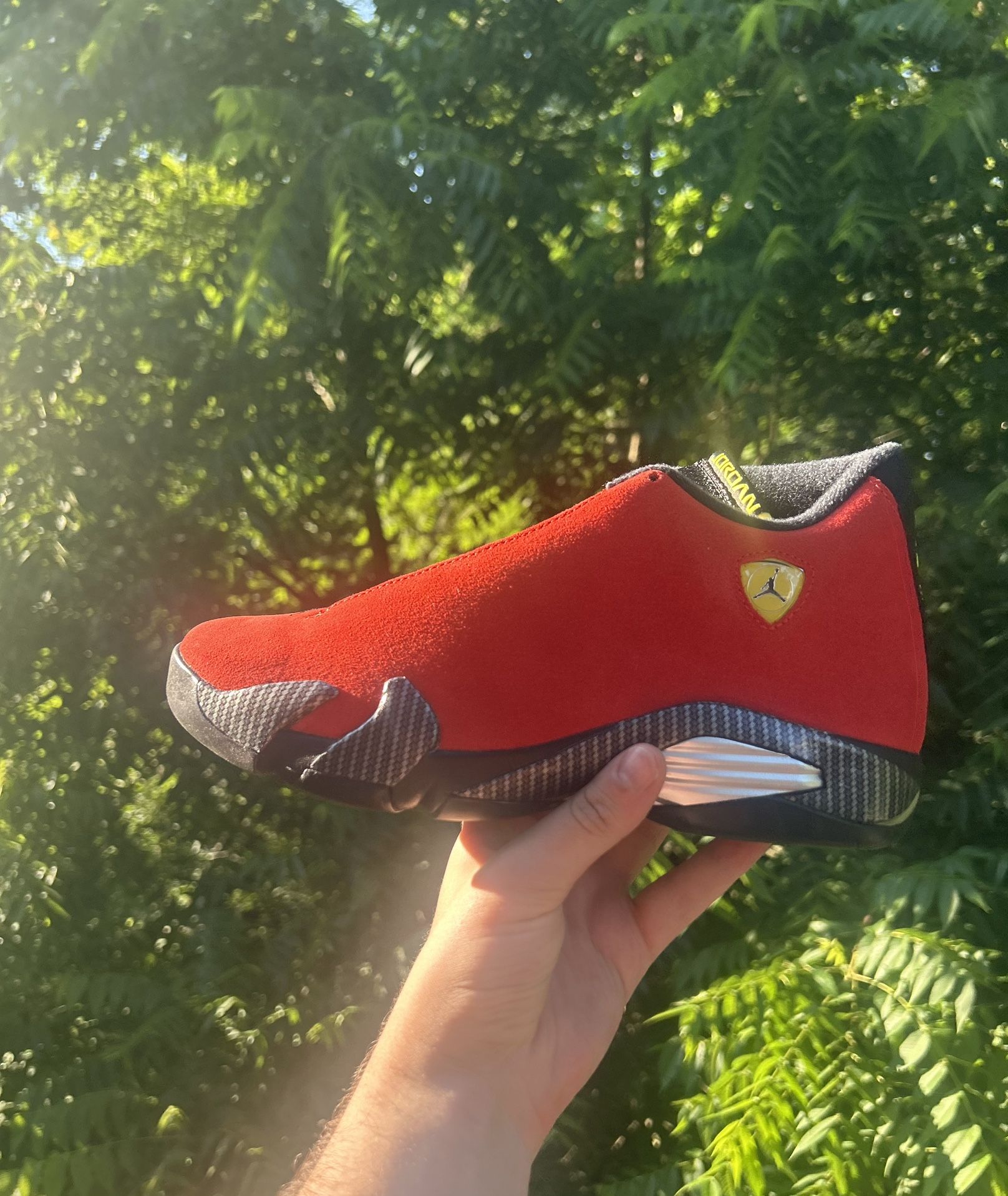 Air Jordan 14 Retro Ferrari Size 7.5 Brand New DS