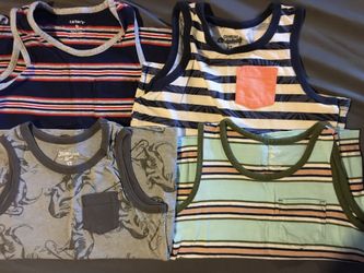 Toddler tank tops from OshKosh and Carters.