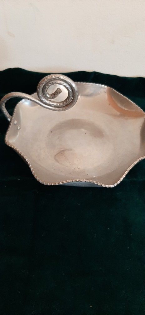 Royalty Aluminum Ware Dish Candy Nut Bowl