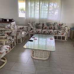 Rattan Living Room Set