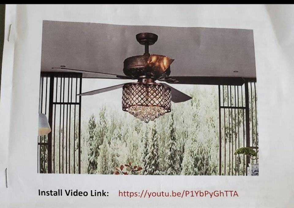 Ceiling fan With Remote Control