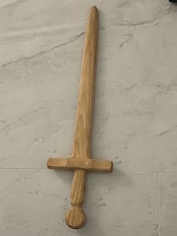 Life size Wooden toy sword