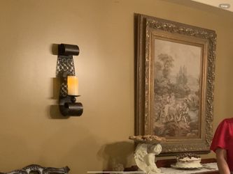 Framed Barroco style with French Tapestry