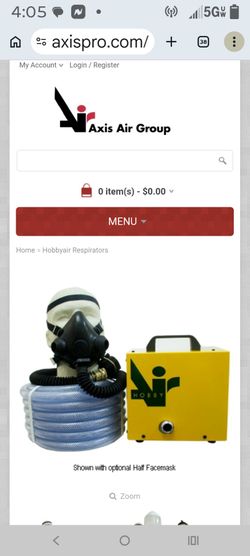 Hobby Fresh Air Respirator System/For Auto Body Paint