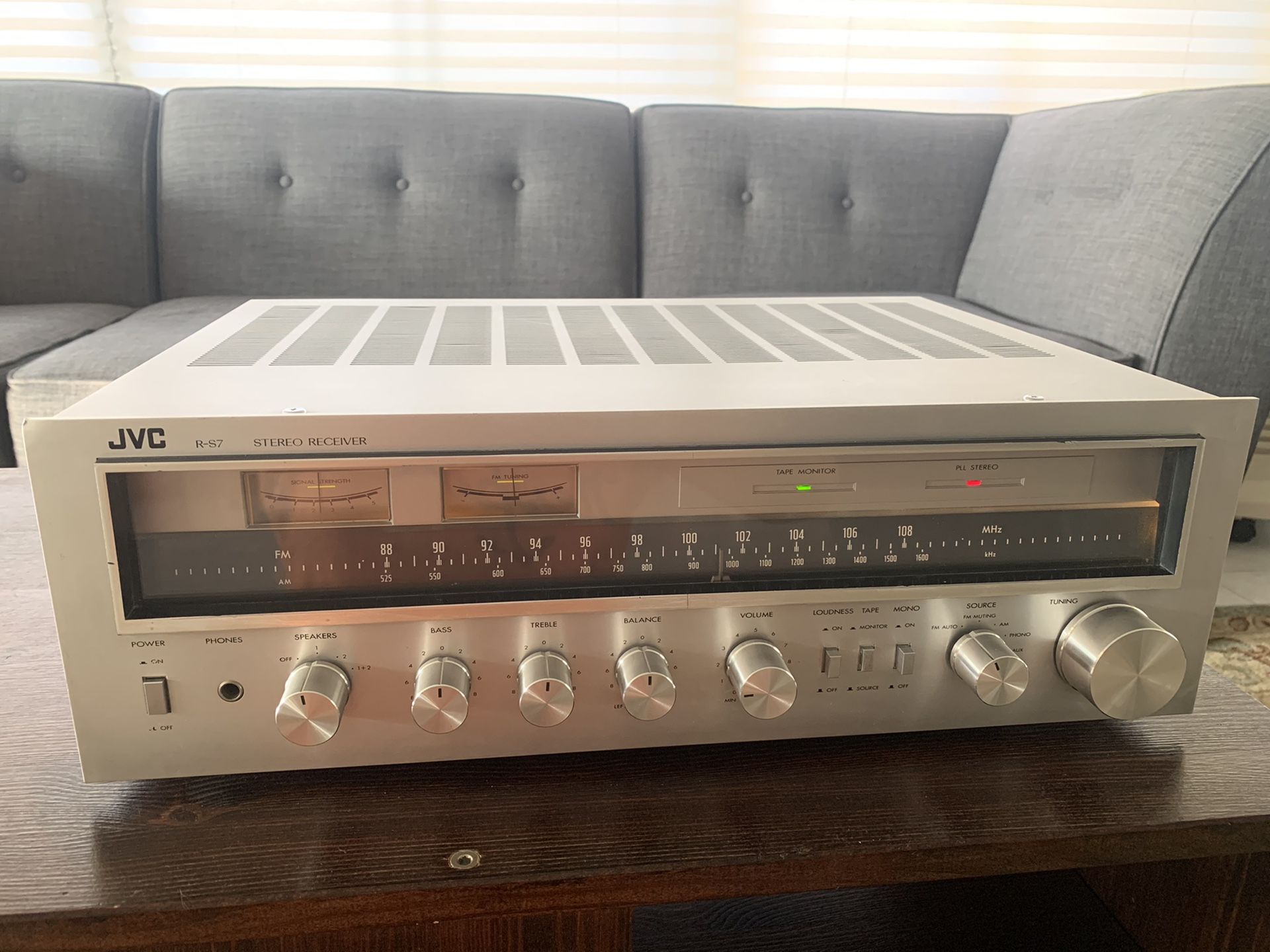 Vintage JVC R-S7 Receiver. 50 Watts Per Channel. Fully Operational