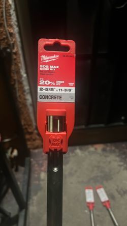 Milwaukee 2 5/8” Sds Max Core Bit