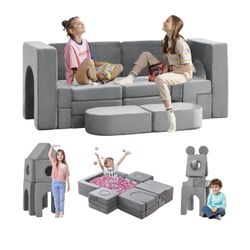 New In Box! Dominque Kids 22pc Futon Convertible Foam Modular Couch $70 (#785)