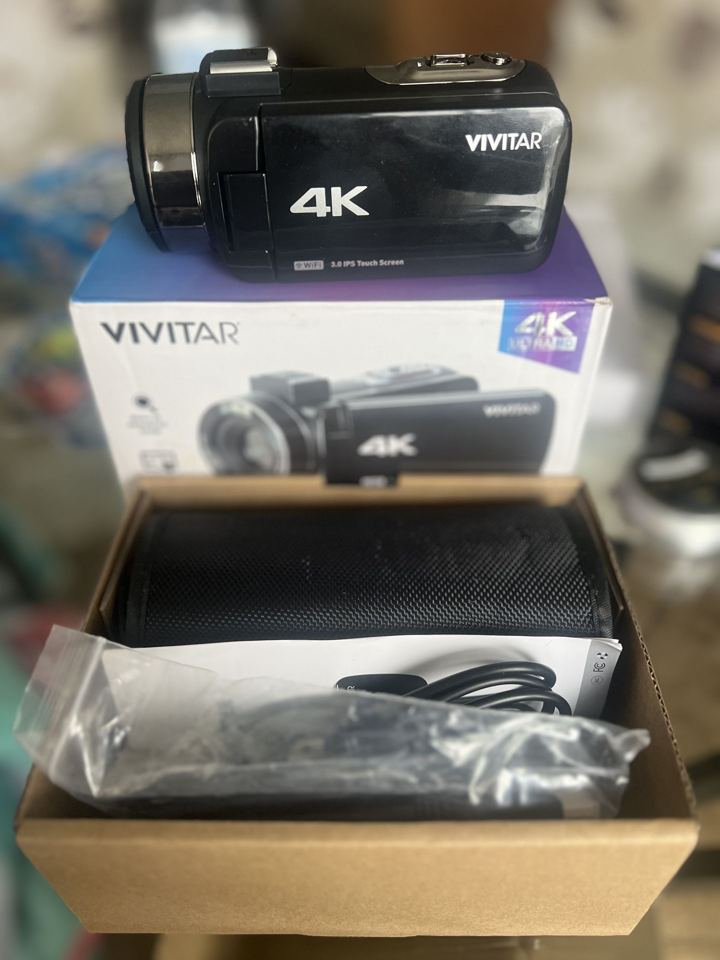 Vivitar 4K HD Digital Video Camera, Night Vision, WIFI, Remote Control