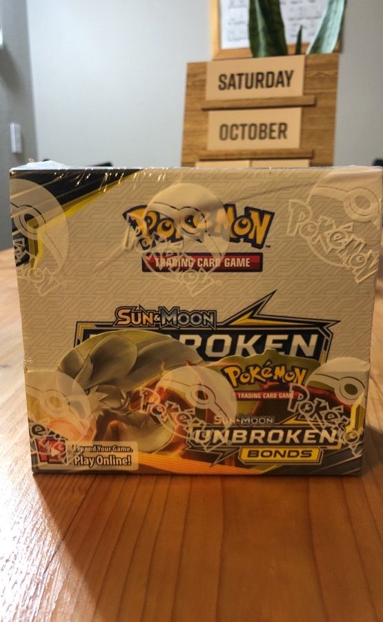 Pokémon cards sun&moon unbroken bonds