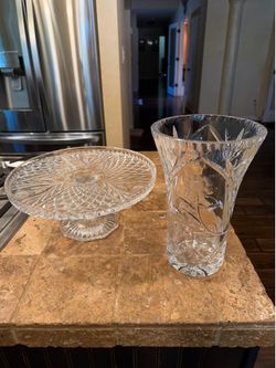 Vintage Cake Stand & Flower Vase
