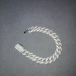 6.5 Inch Diamond Vvs Moissanite Bracelet