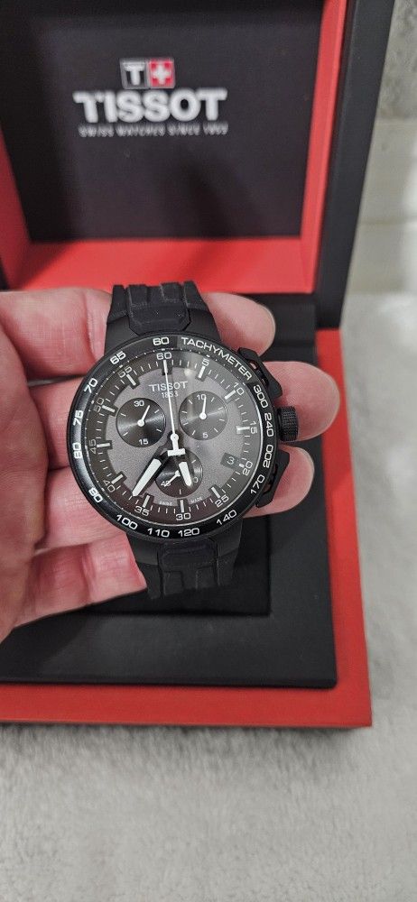 TISSOT Cycling Chronograph Black Dial Men's Watch