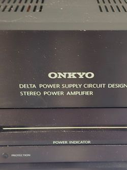 Onkyo 2 channel amplifier 100 watts per channel
