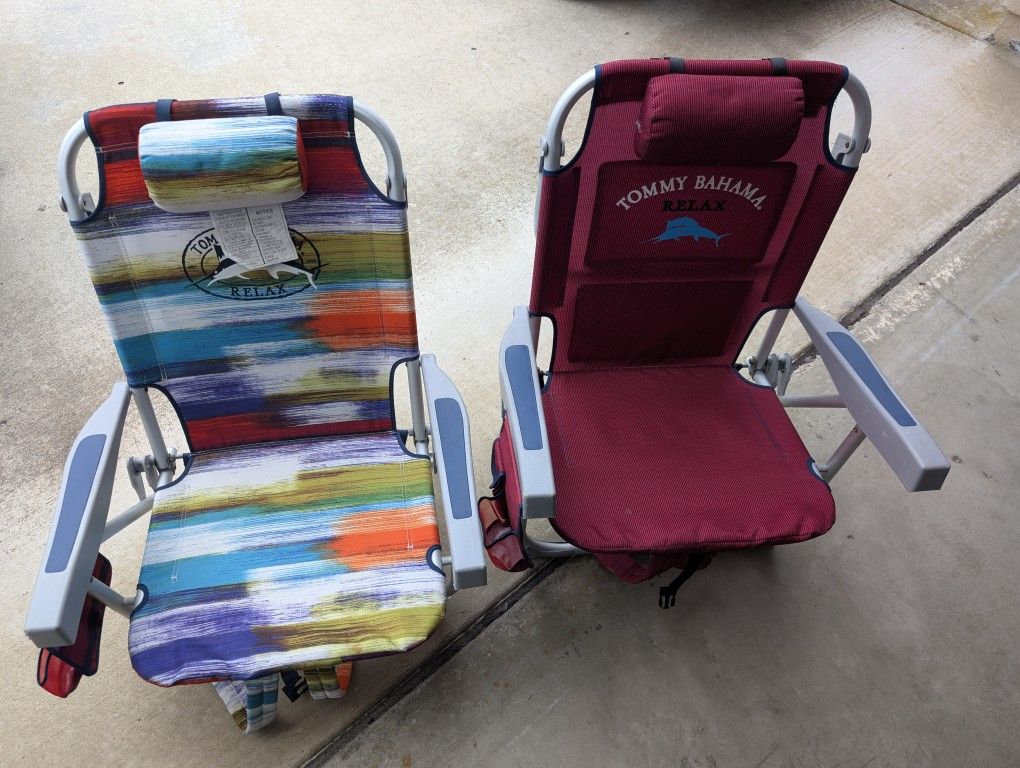 Tommy Bahama beach chairs (Set of Two)