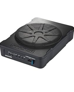 KICKER 46HS10 Hideaway Compact Powered Subwoofer, 10-Inch