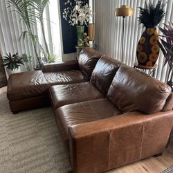 Brazilian Leather  Sofa Chair 