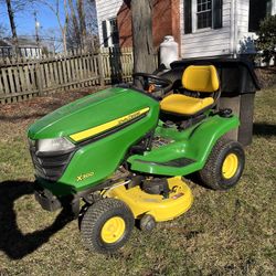 2014 John Deere X300 Lawn Tractor With Bagger