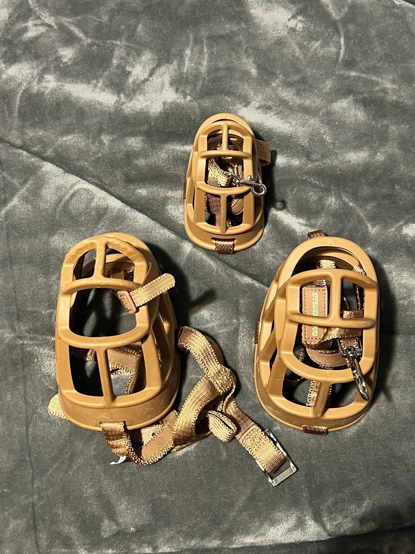 Dog Muzzles For Large Dogs And A Small Dog