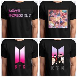 Bts T Shirt Hoodie Korean Band Hip Hop Tee And Pullover