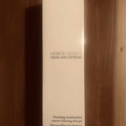 New Sealed Giorgio Armani Crema Nera Extrema Cleansing Moisturizer Gel in Oil 