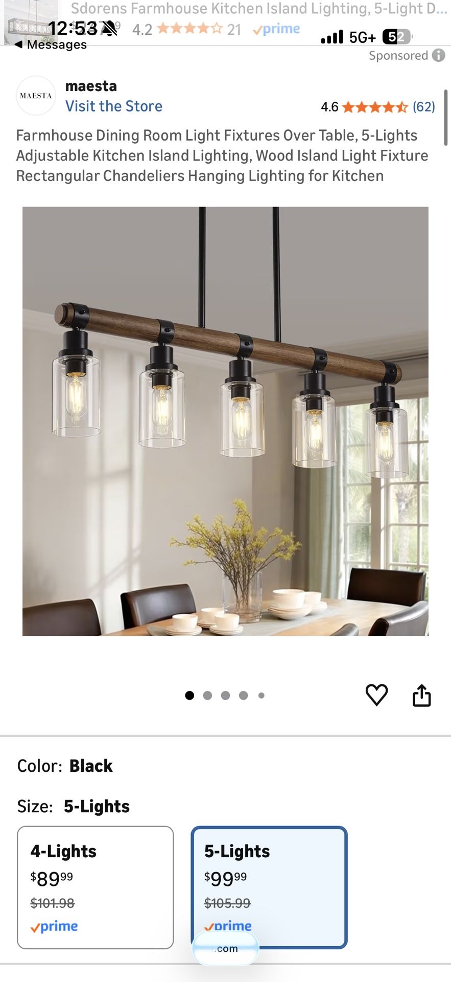 Farmhouse Dining Room Light Fixture