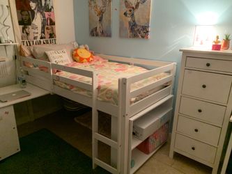 Platform twin size bed - frame only - mattress available for additional price