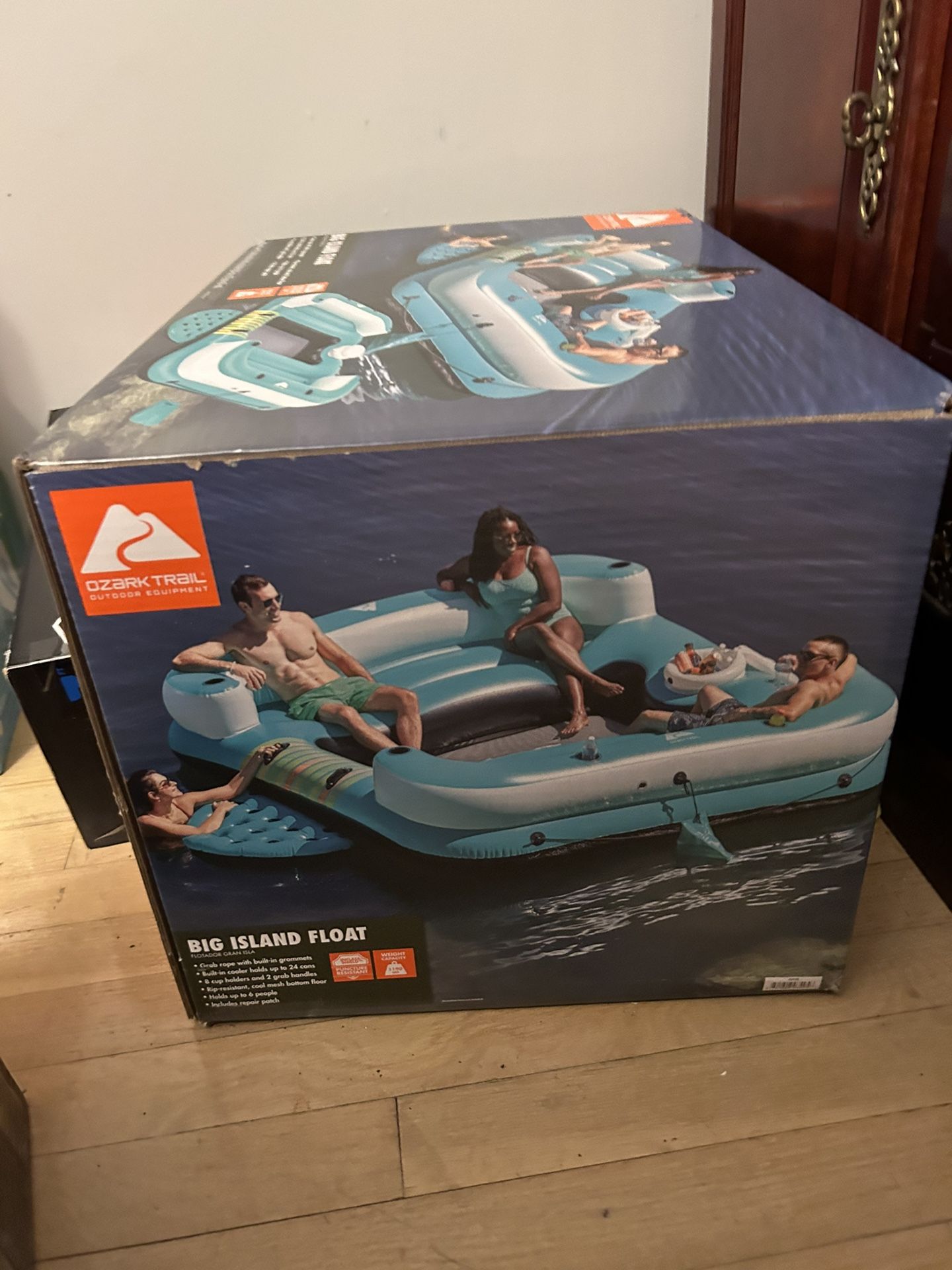 Ozark Trail Big Person Inflatable Island 10', Multicolor, Adult